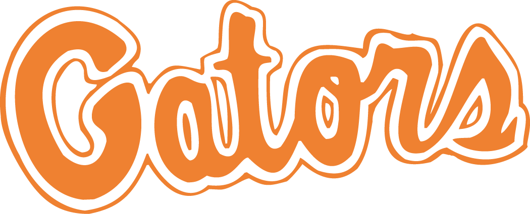 Florida Gators 1979-Pres Wordmark Logo v3 diy iron on heat transfer